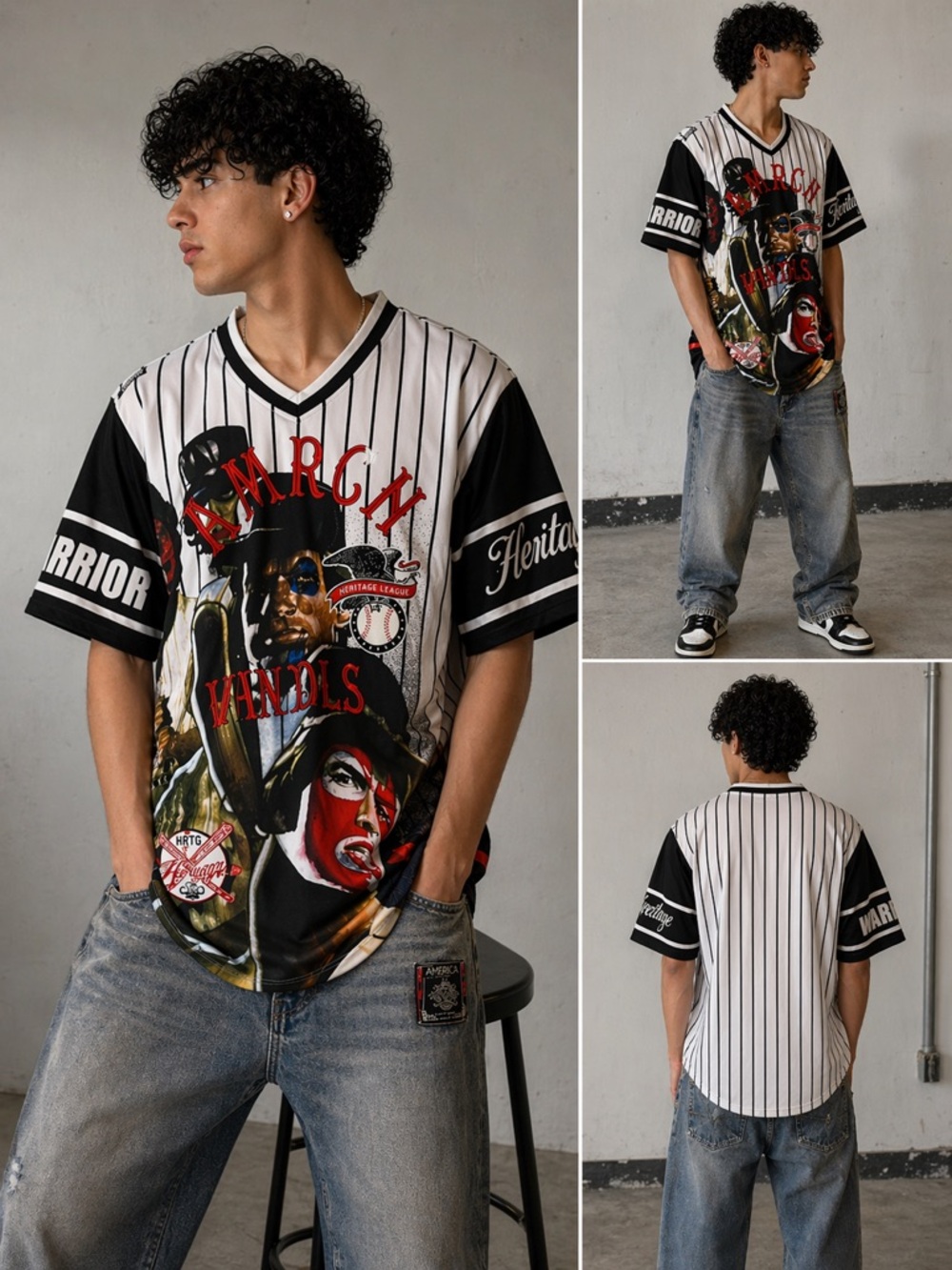 Vintage Warrior The Heritage By America Vandals MLB Jersey Men’s 2XL 2X